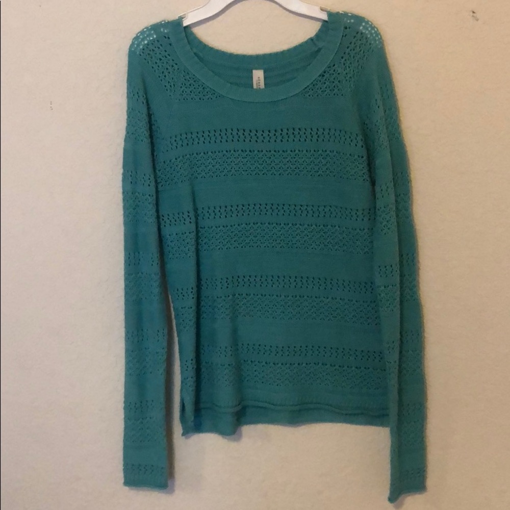 Turquoise sweater